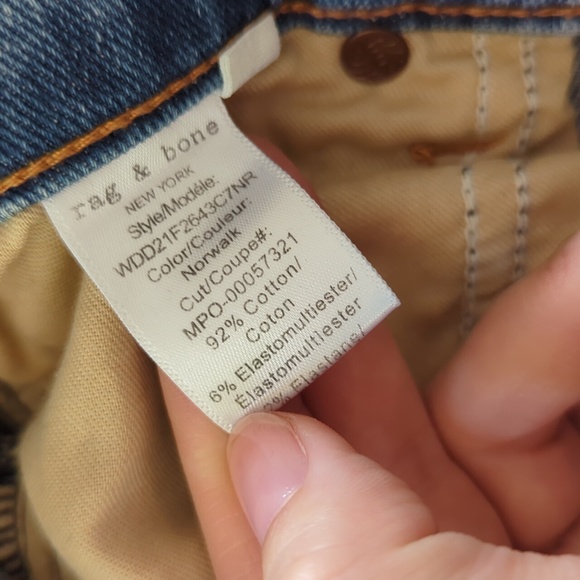 Rag & Bone Dre slim boyfriend jeans - Picture 8 of 9